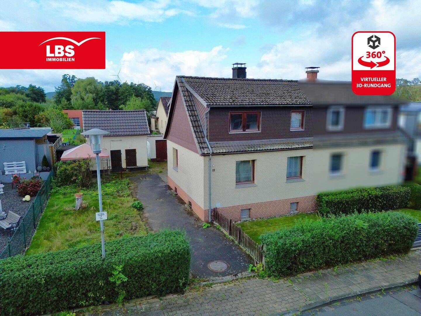 Haus statt Wohnung. Günstige Doppelhaushälfte mit Garten direkt in Seesen., 38723 Seesen