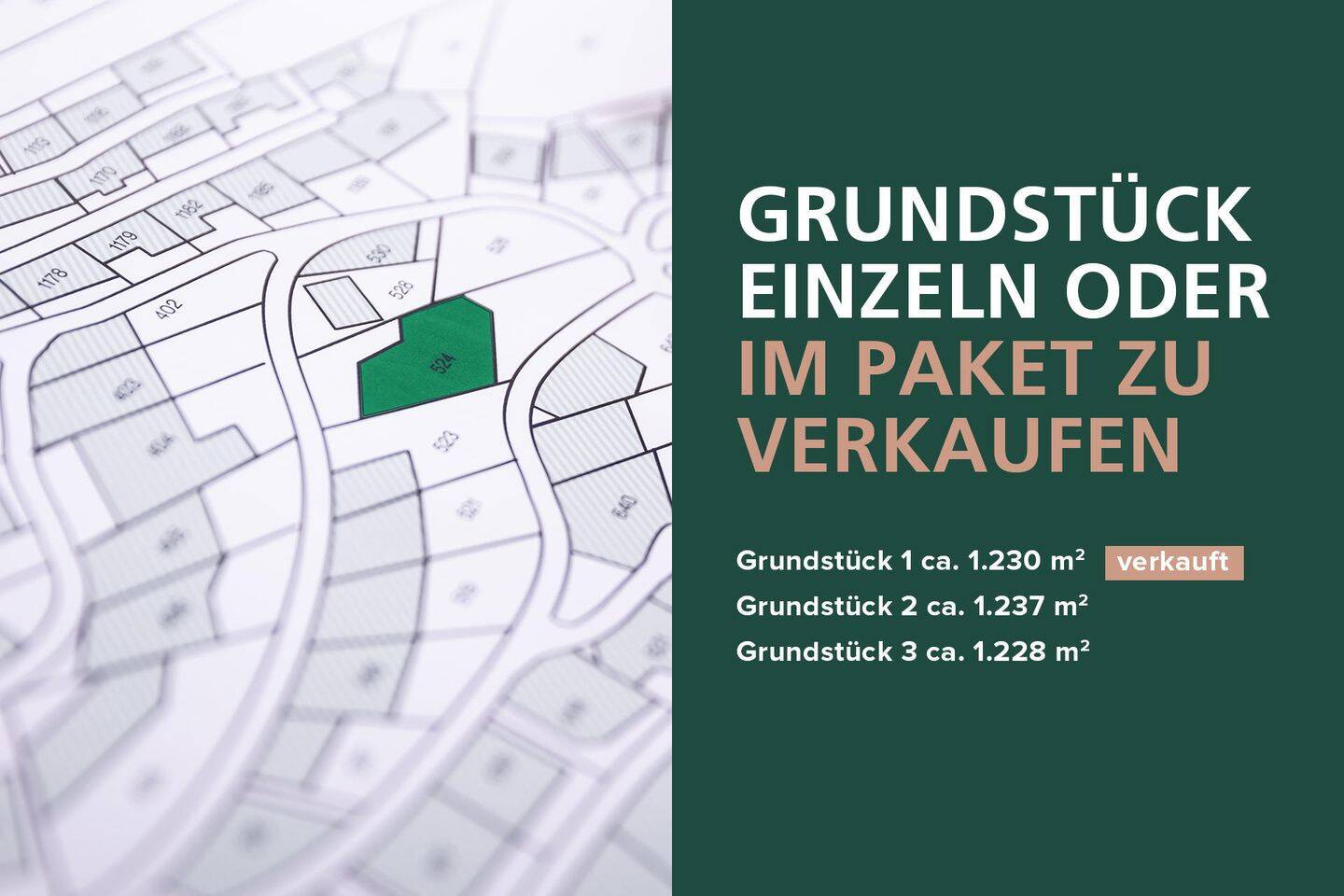 Baugrundstücke einzeln oder im Paket erwerben, 19273 Dersenow