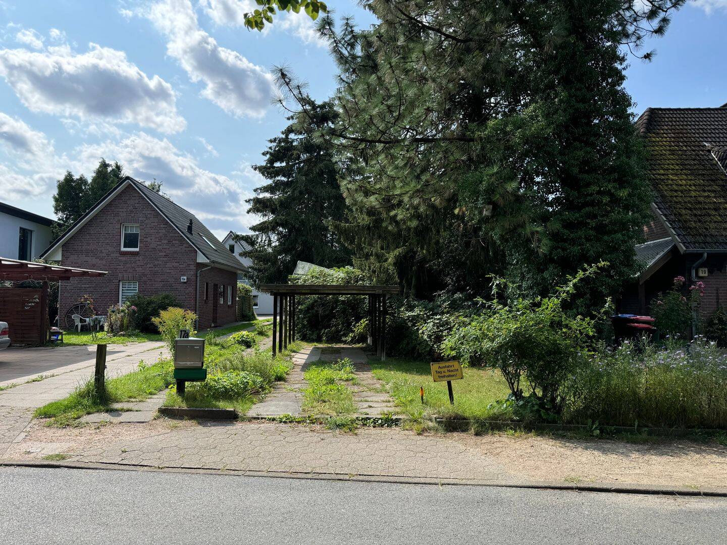 Südwest Grundstück in ruhiger Lage, 22393 Hamburg (Wandsbek Bramfeld Poppenbüttel Sasel Wellingsbüttel)