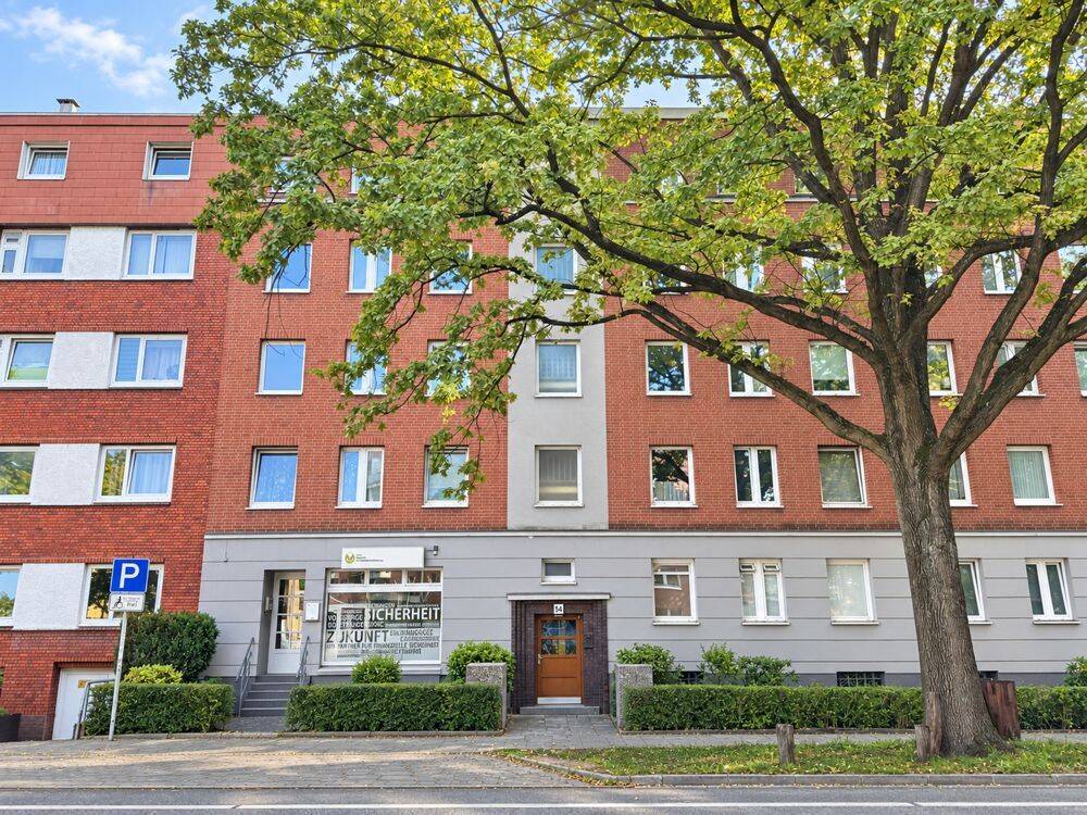 Sanierte und helle 2-Zimmer-Wohnung mit großer Küche in begehrter, zentraler Lage!, 22049 Hamburg (Wandsbek Dulsberg)
