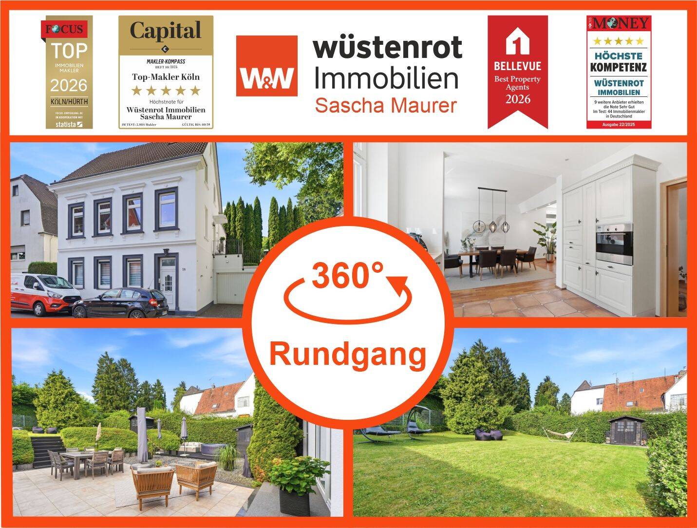 Historisch wohnen, modern leben: Modernisiertes Einfamilienhaus mit Einliegerwohnung (3D-Rundgang)., 42657 Solingen (Höhscheid Solingen-Mitte)