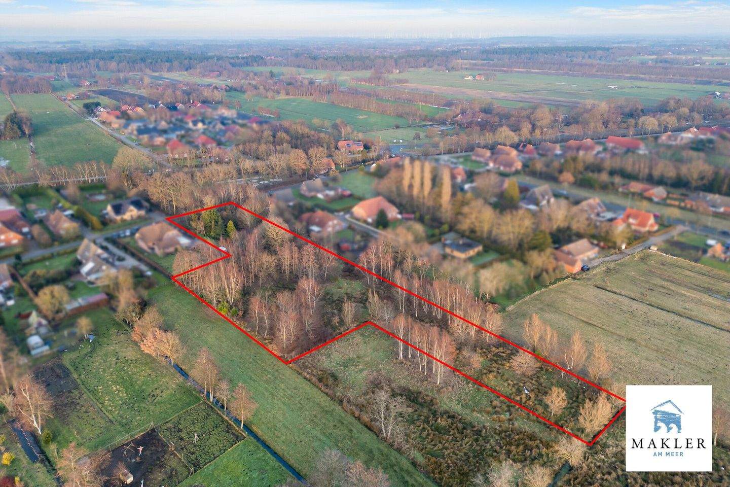 ~~RESERVIERT – Vorne bauen – viel Platz dahinter – über 7000m² in Großheide ~~, 26532 Großheide