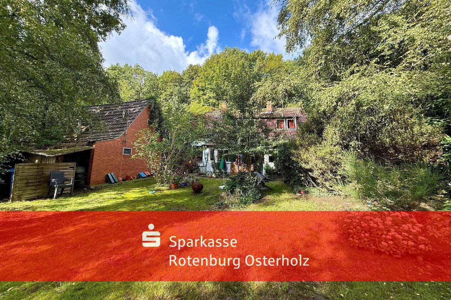 Großes Grundstück mit Altbestand sucht neues Haus, 27726 Worpswede