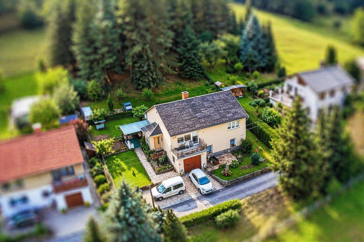 Natur, viel Grün und Ruhe – so lässt es sich leben im Bungalow in Ottendorf, 7646 Ottendorf