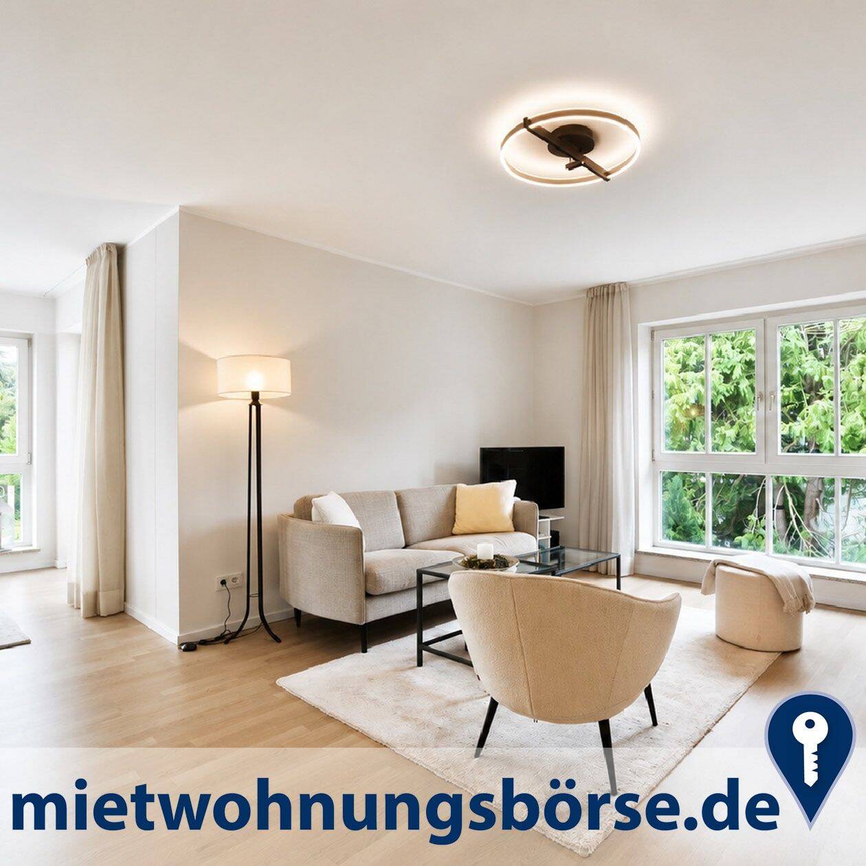 AIGNER – Stilvoll wohnen in München – helle 3-Zimmer-Wohnung mit zwei Balkonen in Obermenzing, 81245 München (Aubing-Lochhausen-Langwied Pasing-Obermenzing)