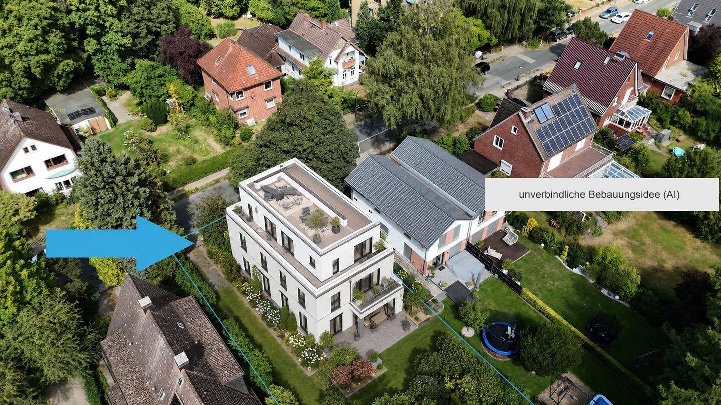 3 WE Baugrundstück in Seitenstraße nahe Bramfelder See, 22177 Hamburg (Wandsbek Bramfeld Steilshoop)