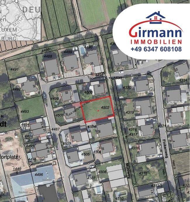 Baugrundstück mit ca. 523 m² in bevorzugtem Wohngebiet, 67363 Lustadt