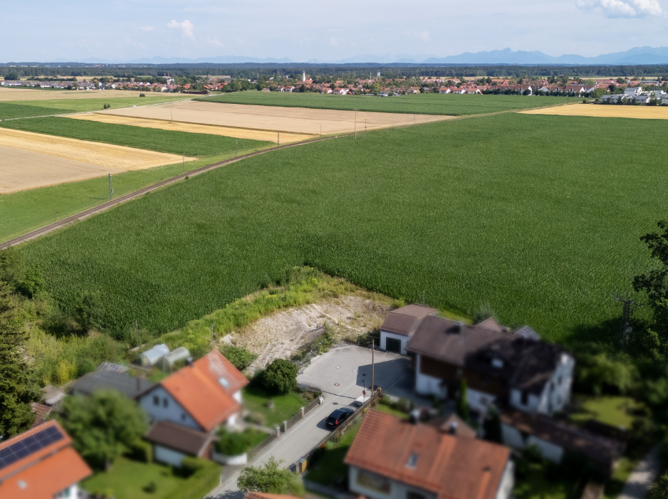 QQI: Grundstück mit Feldblick in Höhenkirchen-Siegertsbrunn, 85635 Höhenkirchen-Siegertsbrunn