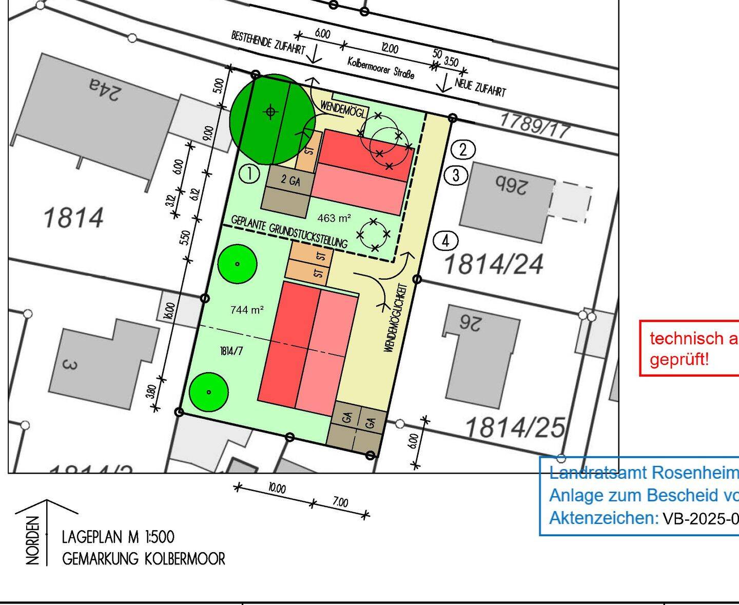 DAS Baugrundstück für IHR großzügiges Einfamilienhaus oder 2 Doppelhaushälften, 83043 Bad Aibling