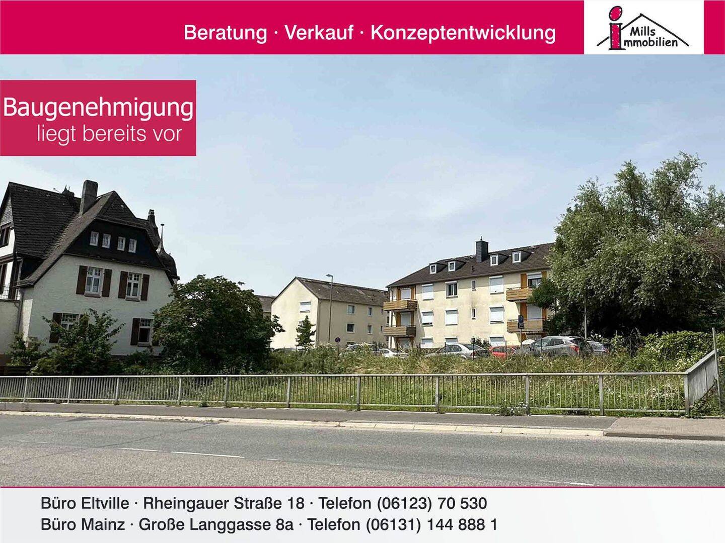 Schönes Baugrundstück mit vielfältiger Bebauungsmöglichkeit in zentraler Lage, 65366 Geisenheim