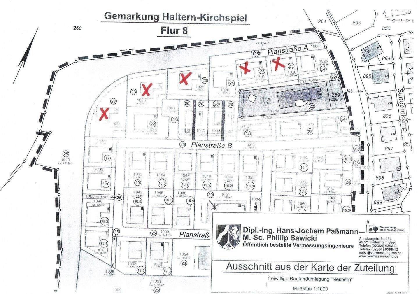 Ideales Baugrundstück für ein freistehendes Einfamilienhaus / äußerst beliebte und naturbezogene Stadtrandlage / optimale Grundstücksgröße von 408 qm, 45721 Haltern am See