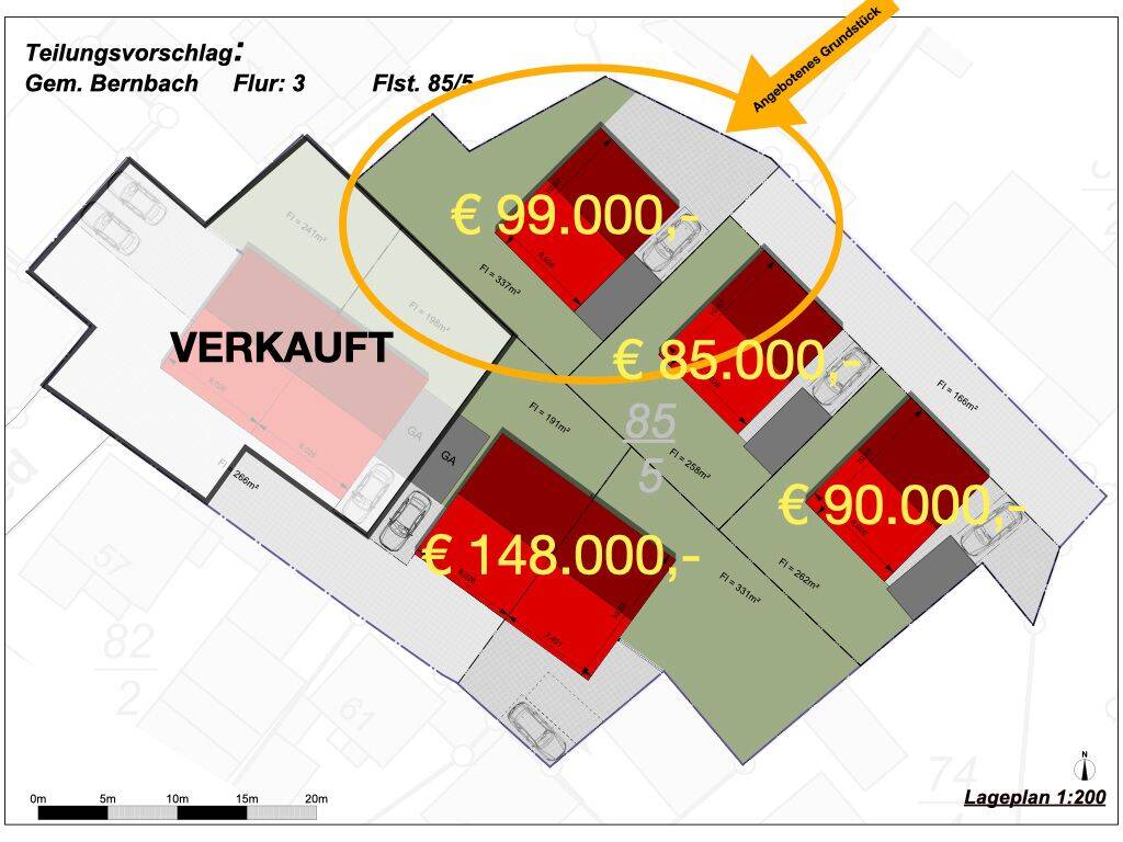 Schöne, flexibel teilbare Baugrundstücke für Ihre Wohnträume, 63579 Freigericht