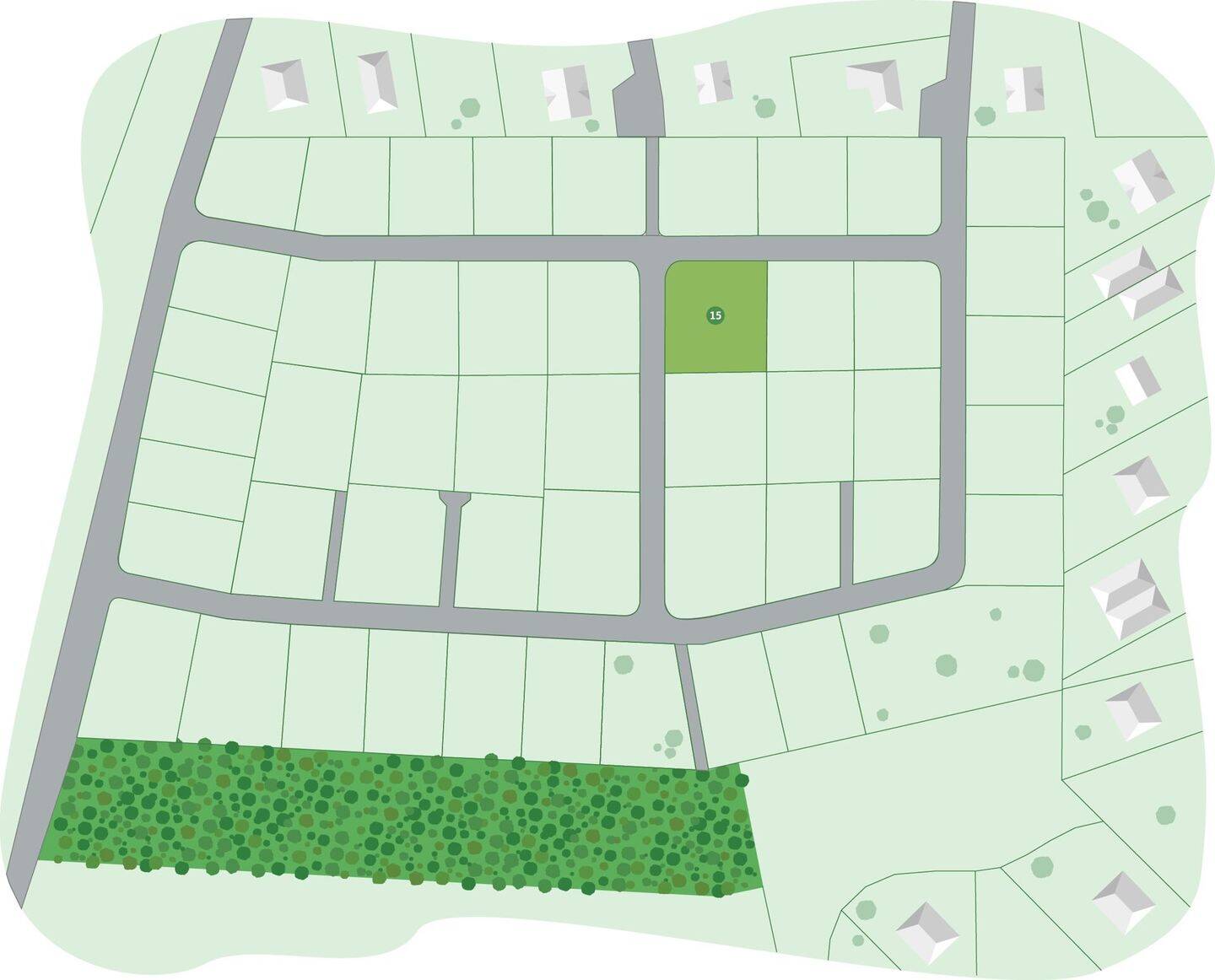 Neubau-Grundstück Nr.15 in Lage, 32791 Lage