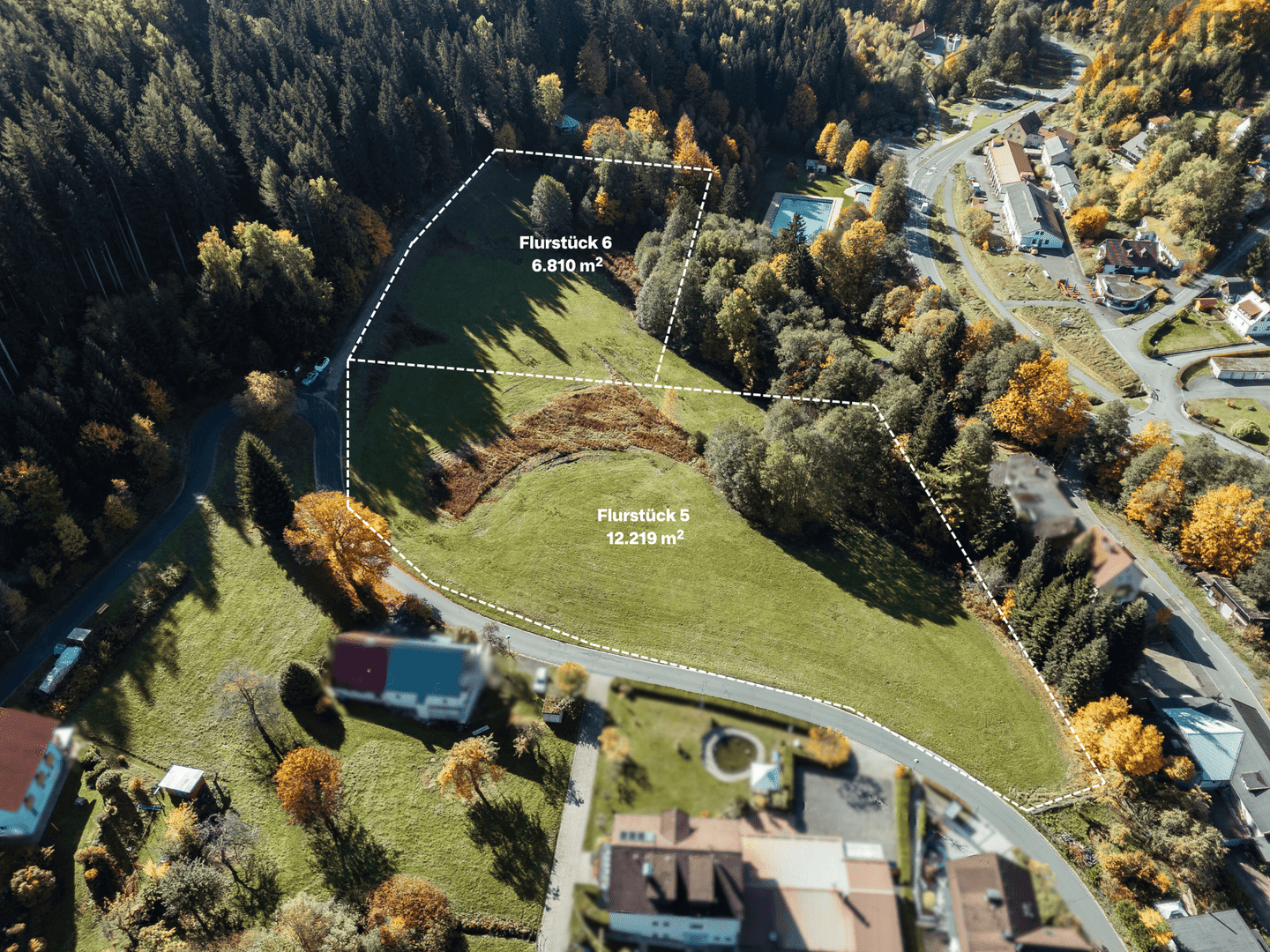 Attraktives Baugrundstück 17.293m² im Naturpark Fichtelgebirge – Wohnen – Chalets – Tiny-Houses, 95485 Warmensteinach