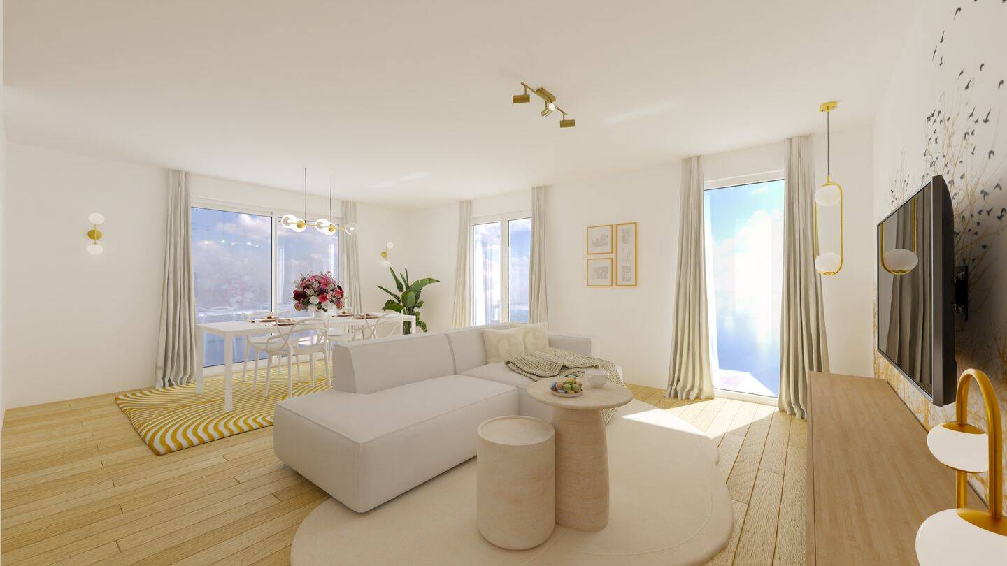 Ideal für die kleine Familie – Helle und großzügige Drei-Zimmerwohnung mit Terrasse, 71272 Renningen