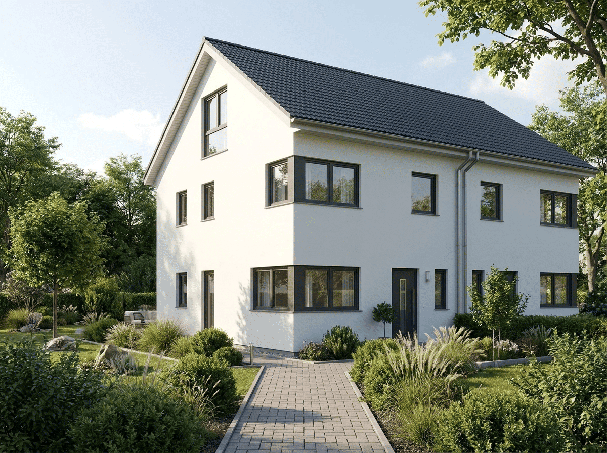 Neubau Doppelhaushälfte in Holzkirchen – Naturholzhaus Bayern, 83607 Holzkirchen