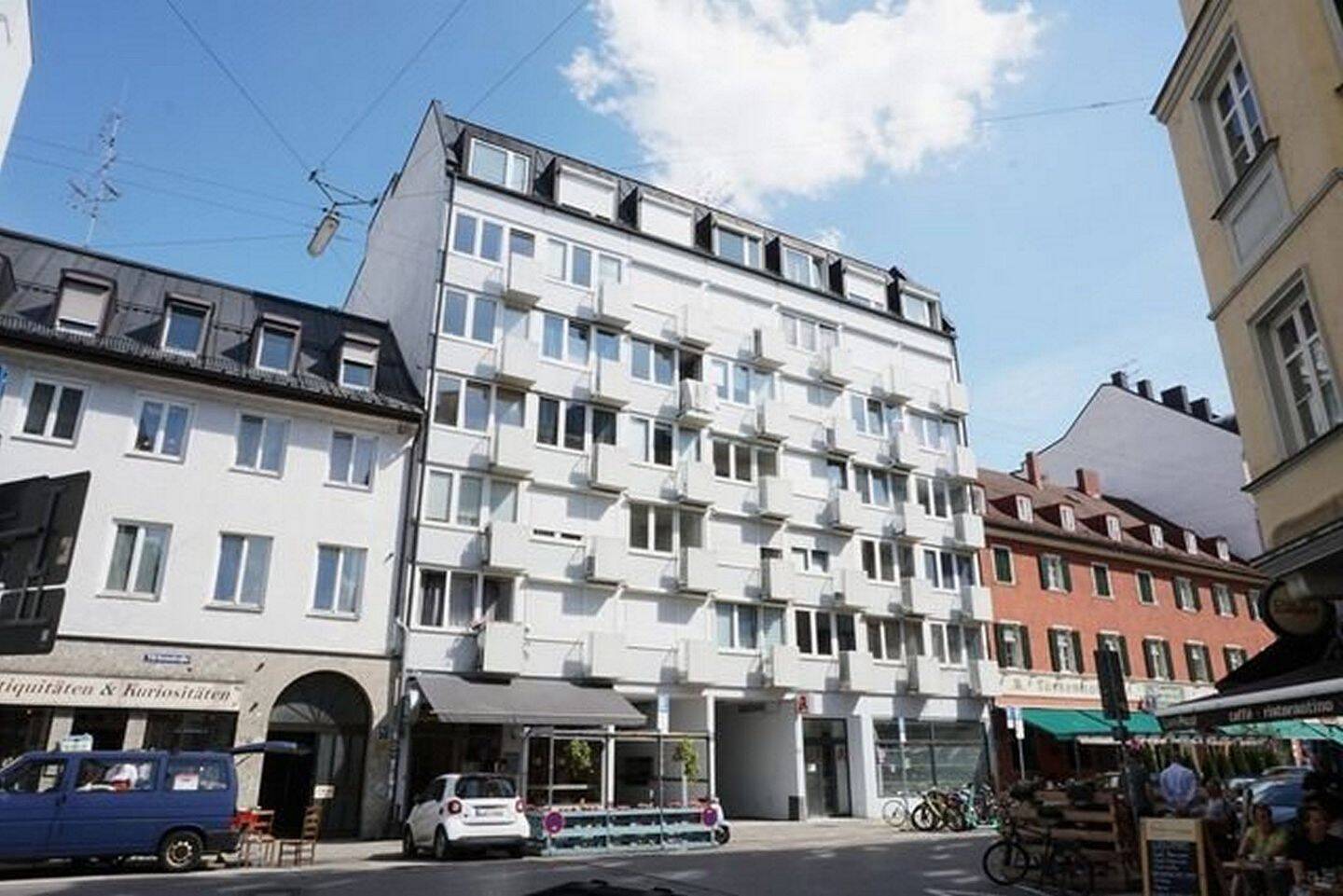 1-Zimmer Wohnung zu vermieten mit Balkon in Maxvorstadt, 80799 München (Maxvorstadt Schwabing-Freimann Schwabing-West)