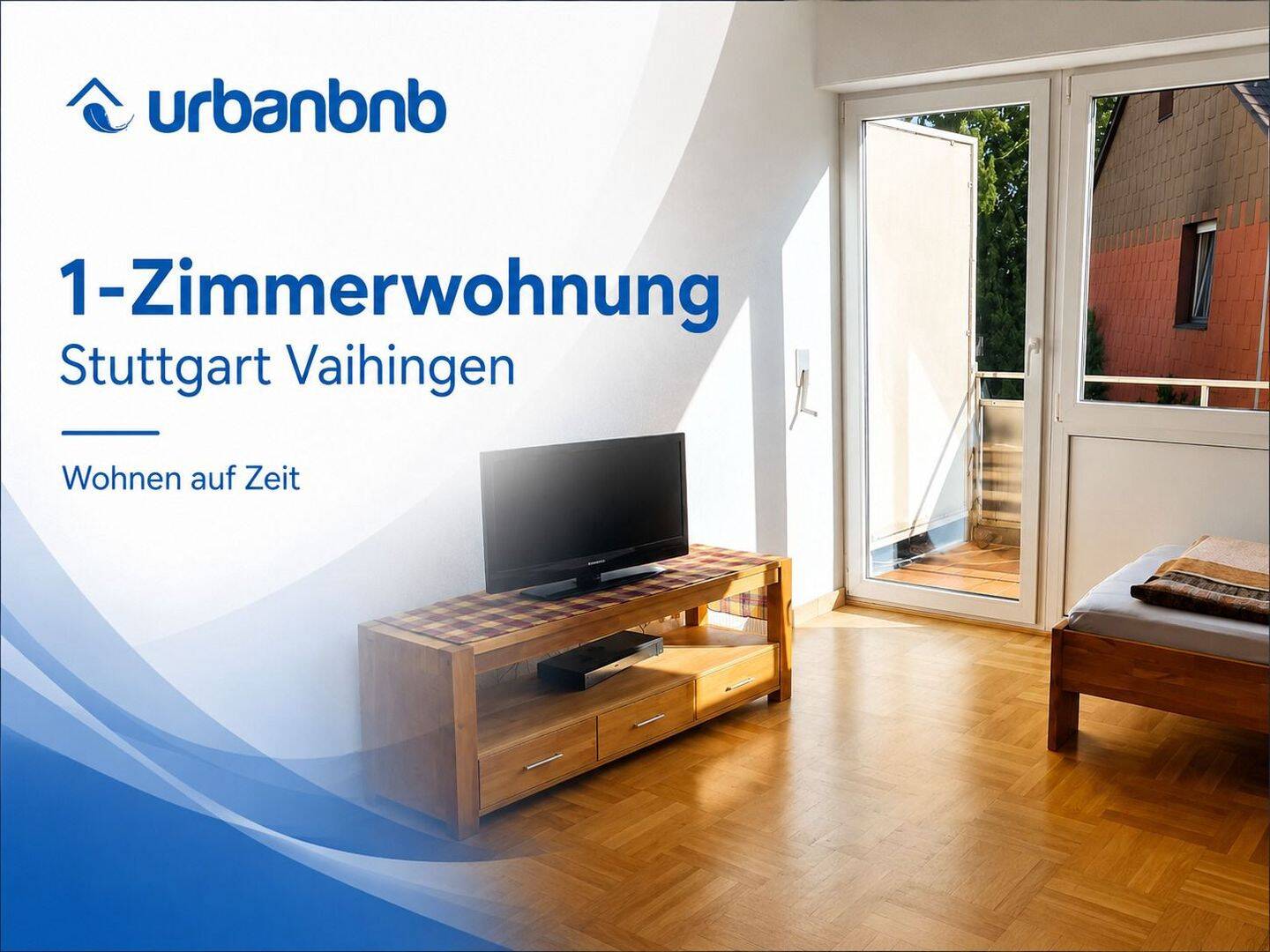 Apartment mit Balkon in Stuttgart-Vaihingen für Wohnen auf Zeit, 70563 Stuttgart (Vaihingen)