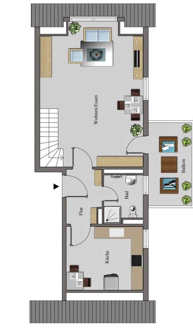 Moderne 2,5-Zimmer-Maisonette mit Südbalkon & begehbarem Kleiderschrank in Münster-Hiltrup, 48165 Münster (Amelsbüren Angelmodde Berg Fidel Hiltrup)