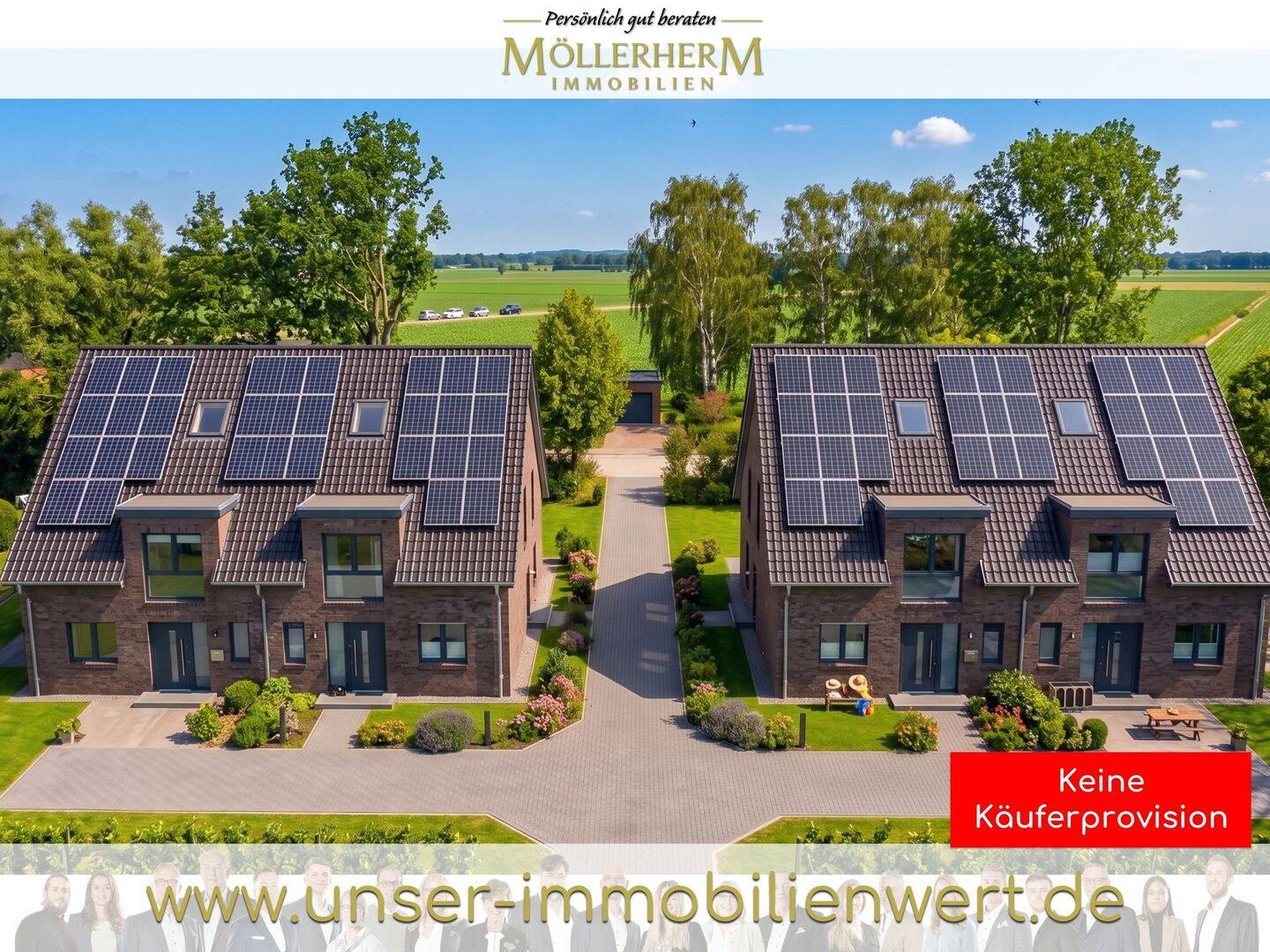 Idyllisches Wohnen am Knick – Zwei Baugrundstücke (EFH/DHH) mit Vorbescheid in Ostseenähe auf Fehmarn (Wenkendorf), 23769 Fehmarn