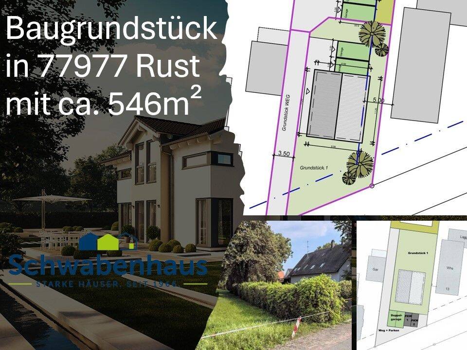 Attraktives und seltenes Baugrundstück in begehrter Lage! Rust – ca. 546 m² für Ihr Traumhaus, 77977 Rust
