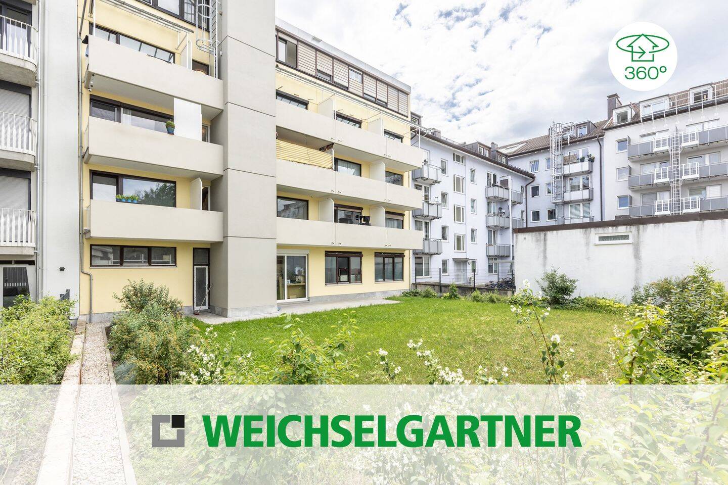 Bezugsfreies Appartement mit Balkon in ruhiger Innenhoflage, 81539 München (Obergiesing Ramersdorf-Perlach Untergiesing-Harlaching)