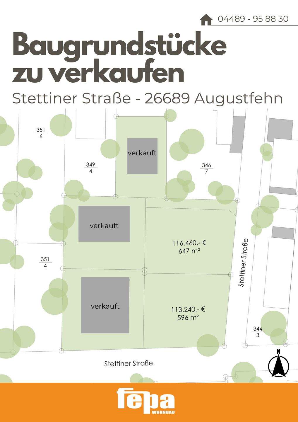 Baugrundstück zentral in Augustfehn I, 26689 Apen