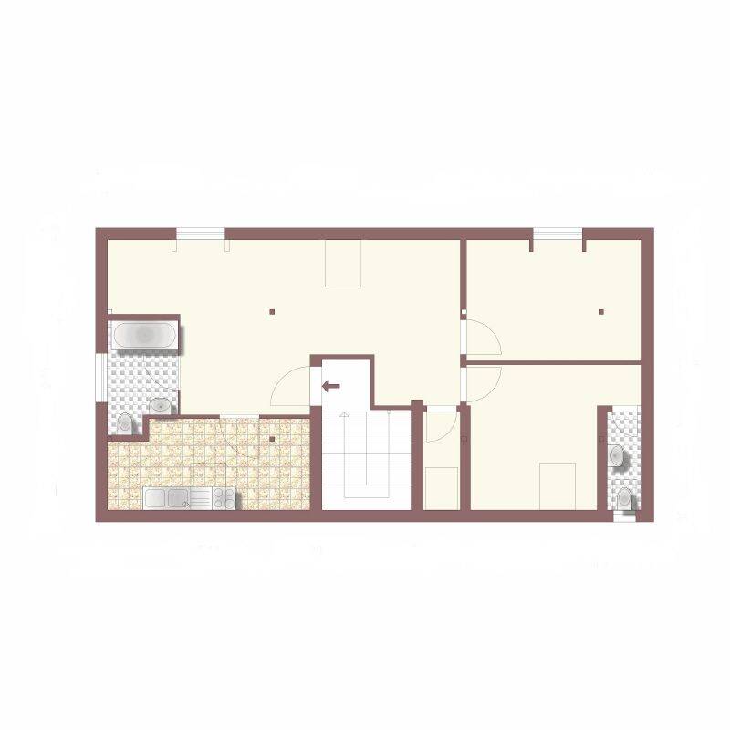 3-Raum-Familien-Mietwohnung im ruhigen Haus mit extra Toilette für die Eltern, 14913 Niedergörsdorf