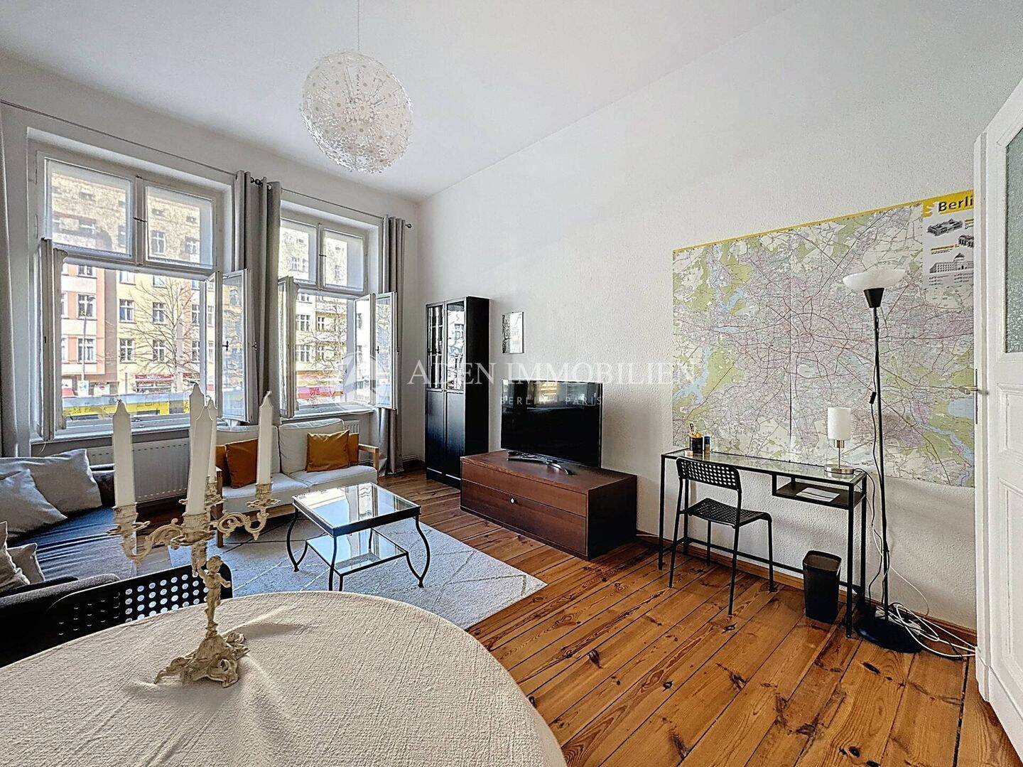 Wohnen am Kollwitzkiez – stilvolle 3-Zimmer-Wohnung, vollmöbliert, 10405 Berlin (Pankow Prenzlauer Berg)