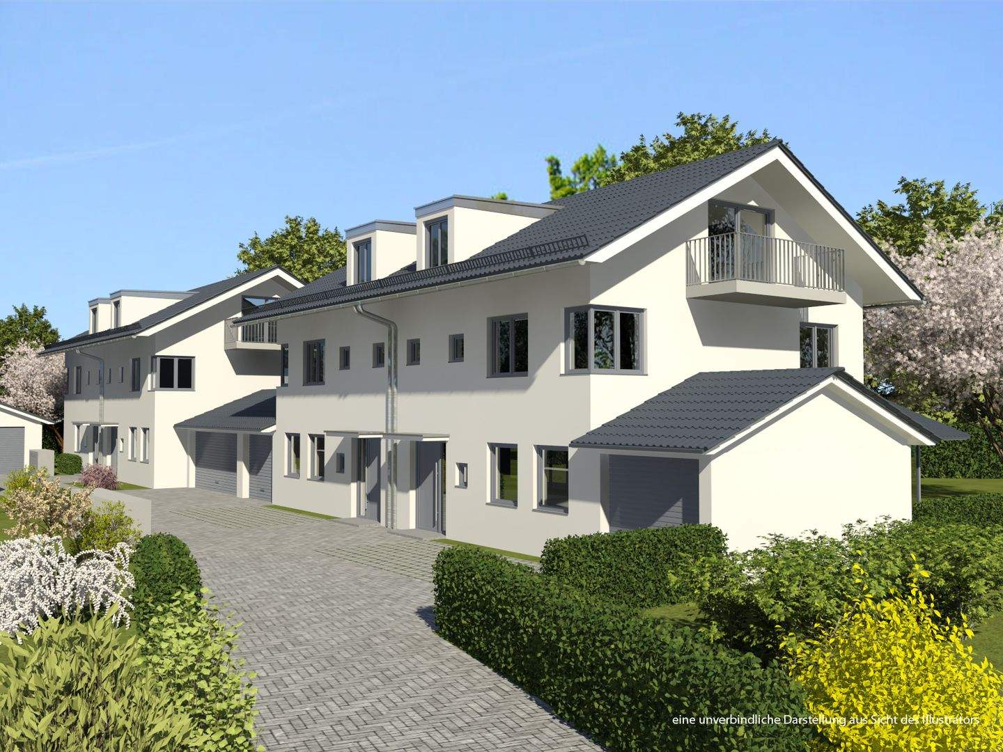 4 Grundstücke für DHH mit Baugenehmigung & Planung, Abriss getätigt, 85649 Brunnthal