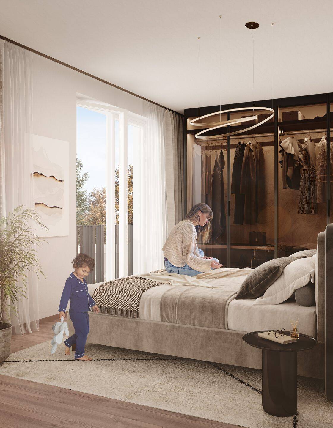 Helle 3-Zimmer-Neubauwohnung im Erdgeschoss mit schöner Terrasse und Garten, 85748 Garching b. München