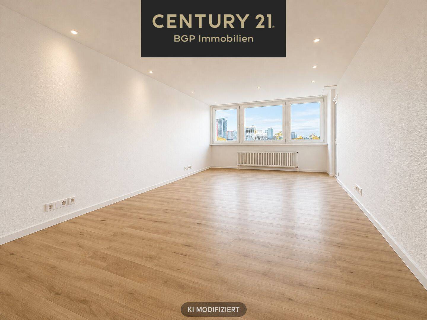Provisionsfrei von Privat – Helle 3-Zimmer-Wohnung mit Balkon und Skyline-Blick, 63065 Offenbach am Main (Offenbach am Main)