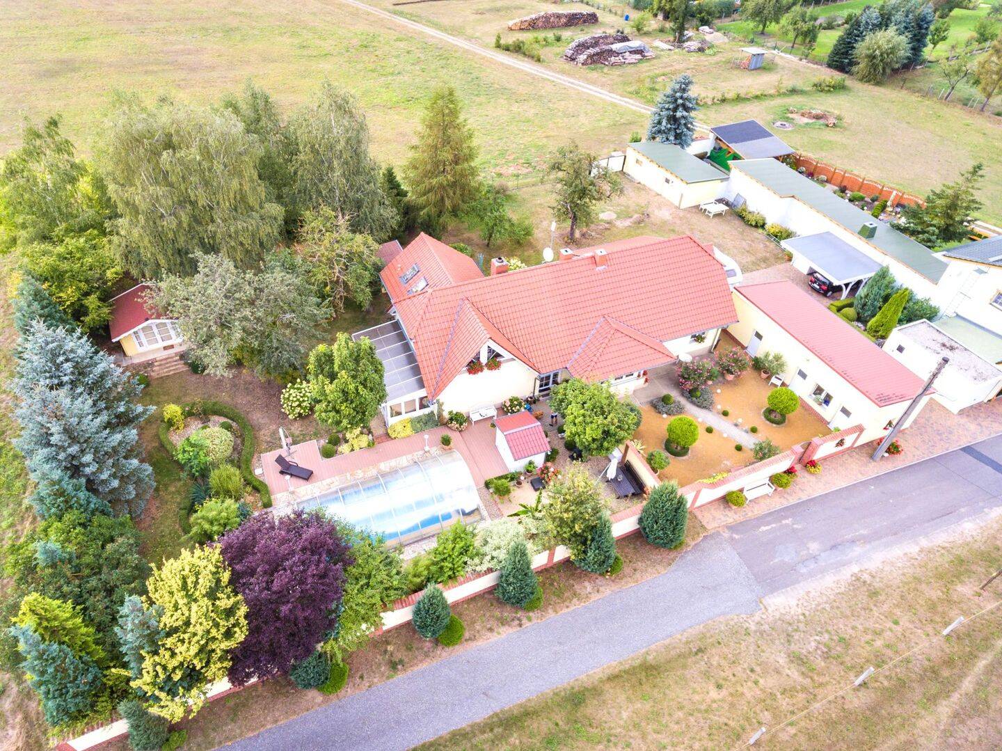 Wohnen mit Weitblick – gepflegtes Einfamilienhaus in Jeßnigk bei Schönewalde, 4916 Schönewalde