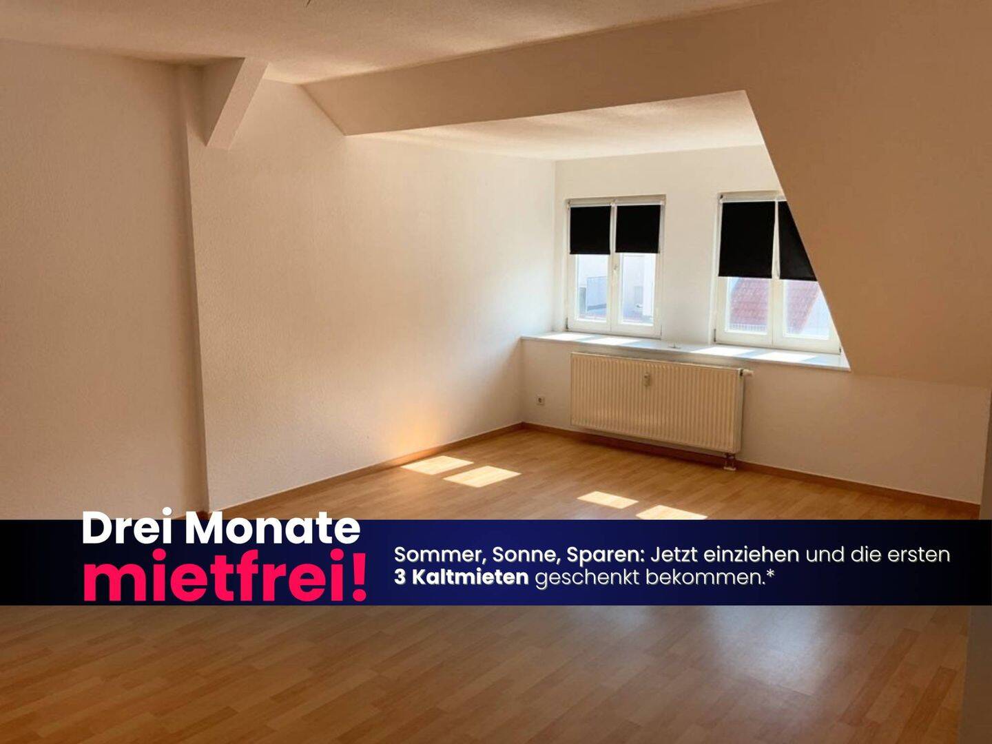 Viel Platz, viel Licht: Charmante 3-Zimmer-Maisonette, 1796 Pirna