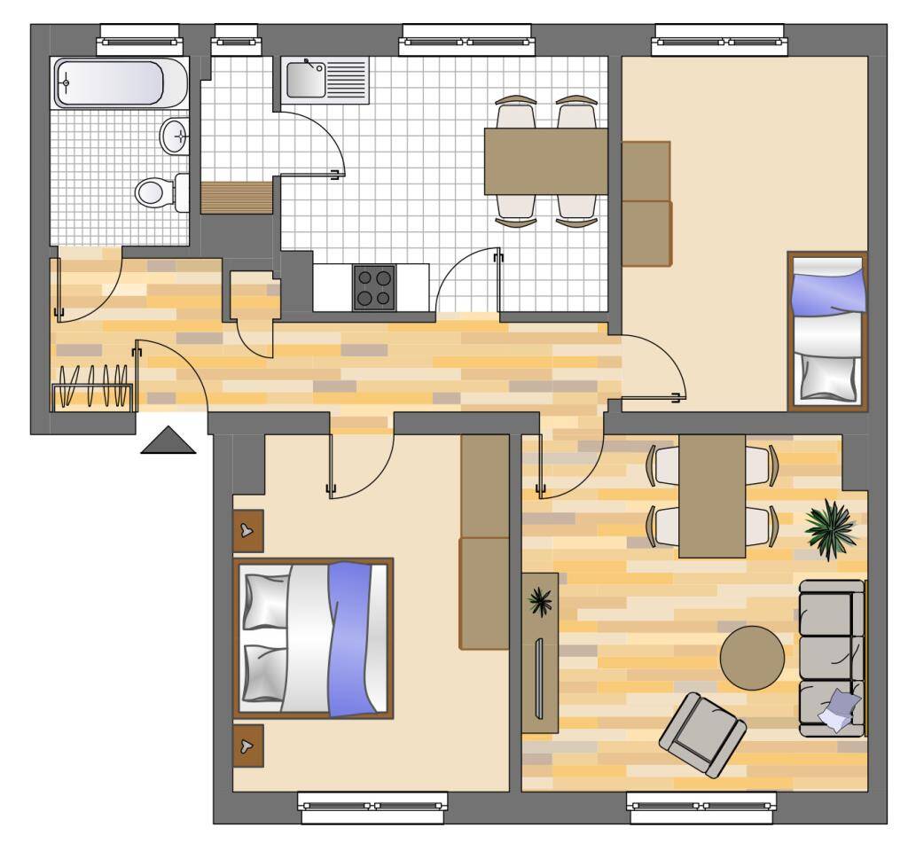 3-Zimmer-Wohnung in Dortmund Gartenstadt, 44141 Dortmund (Hörde Körne Mitte)