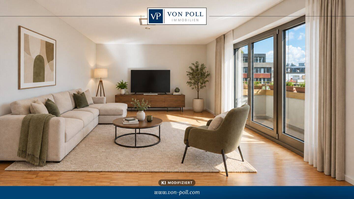 Westend Suites: Elegante Vier-Zimmer-Wohnung mit zwei Balkonen und Tiefgargage, 60325 Frankfurt am Main (Bockenheim Gallus Westend-Süd)