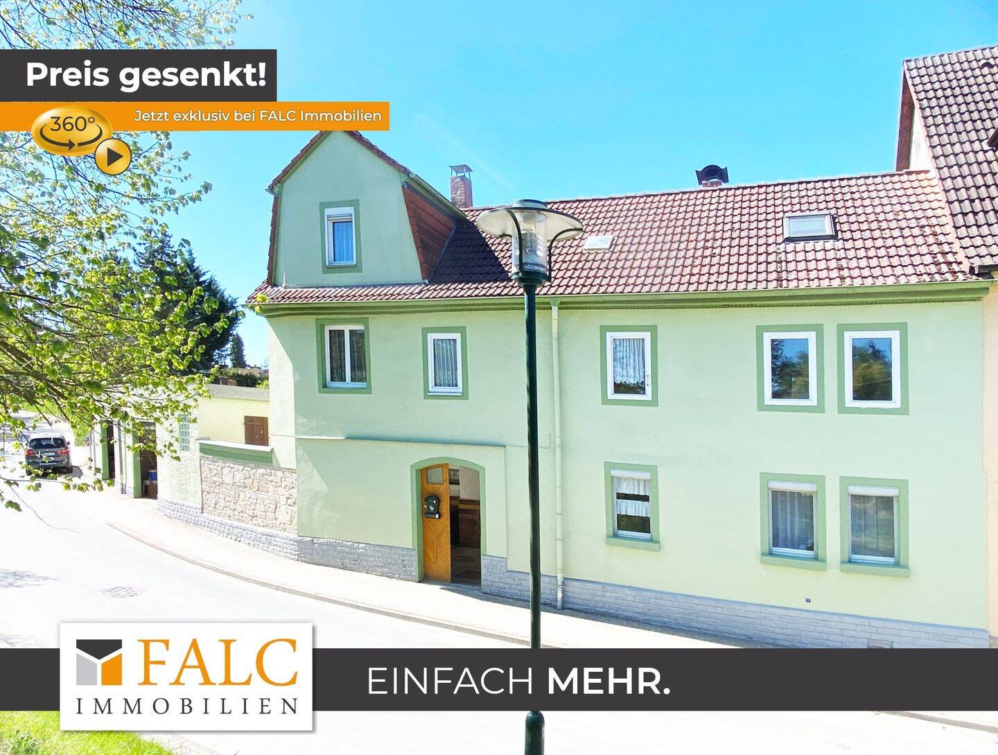 Preisgesenkt: Dorndorf-Steudnitz: Platz, viele Möglichkeiten: Einliegerwohnungs- Potenzial, 7774 Dornburg-Camburg