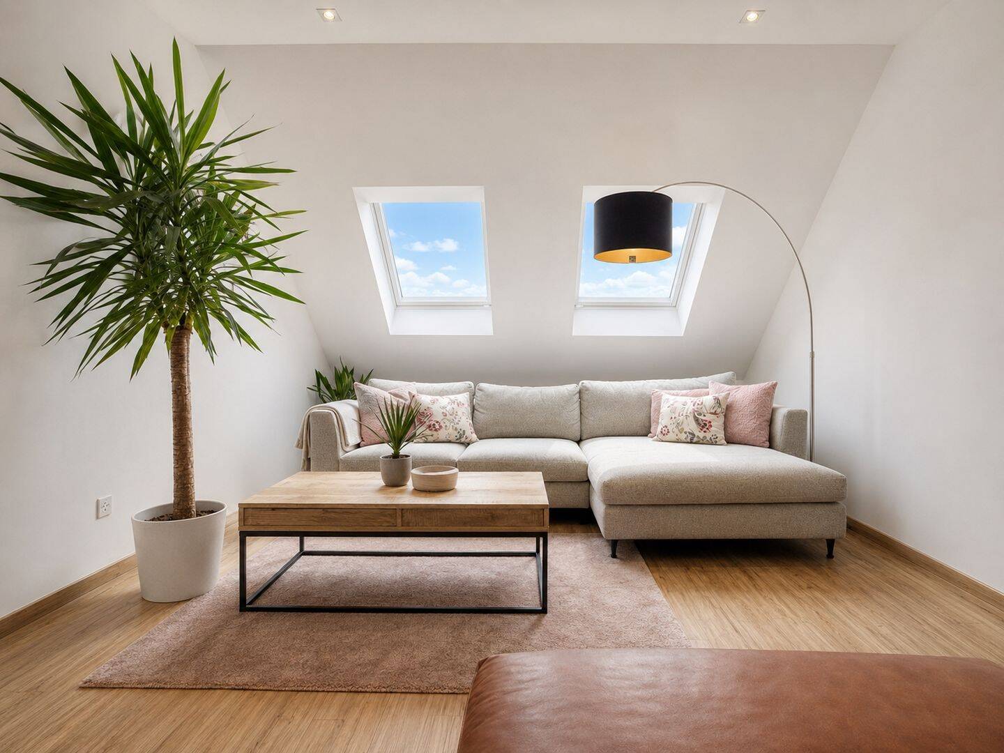Moderne leerstehende 3,5-Zimmer-Dachgeschosswohnung mit Süd-Balkon, A+ & 2 Stellplätzen, 91469 Hagenbüchach