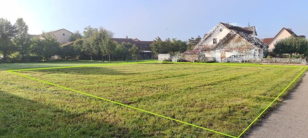 Baugrundstück mit 1073 m² auch teilbar., 86564 Brunnen