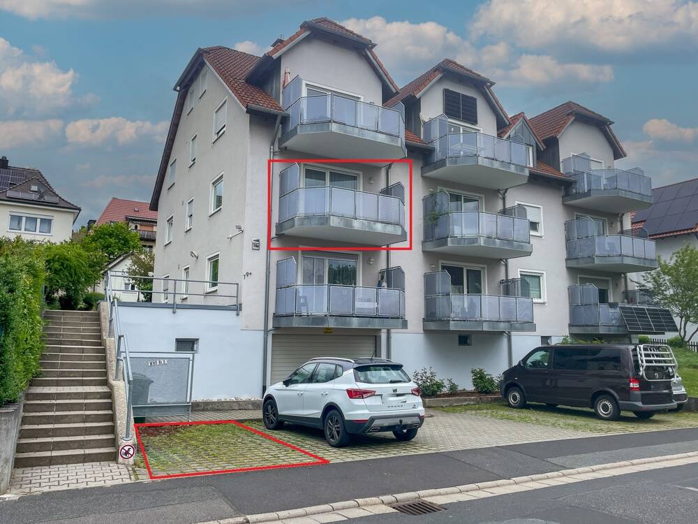 Helle 3-Zimmer-Wohnung mit Balkon und Stellplatz in Sulzbach-Rosenberg, 92237 Sulzbach-Rosenberg