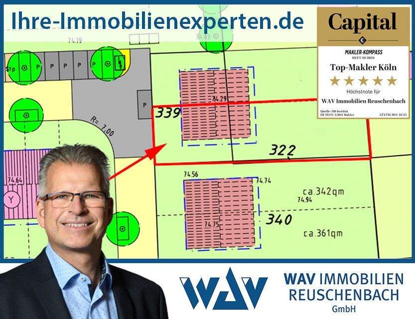 Merten: Baugrundstück für Doppelhaushälfte, 53332 Bornheim