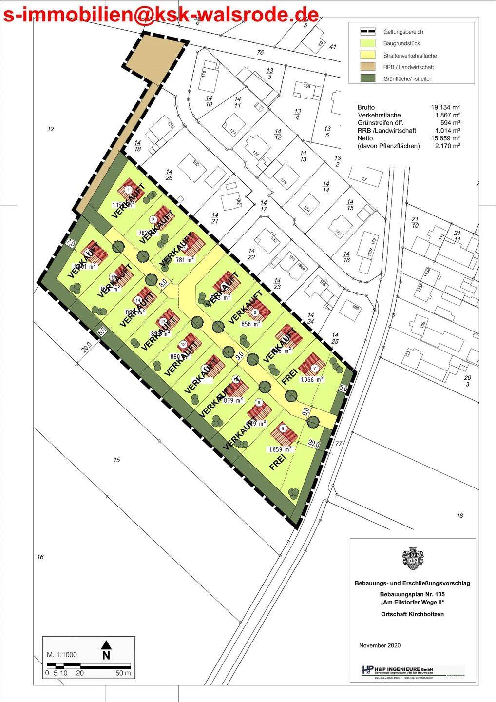 Wohnbaugrundstücke in Kirchboitzen – Walsrode, 29664 Walsrode