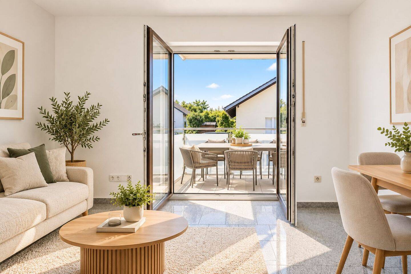 Freie 3-Zimmer-Wohnung mit Balkon, 76351 Linkenheim-Hochstetten