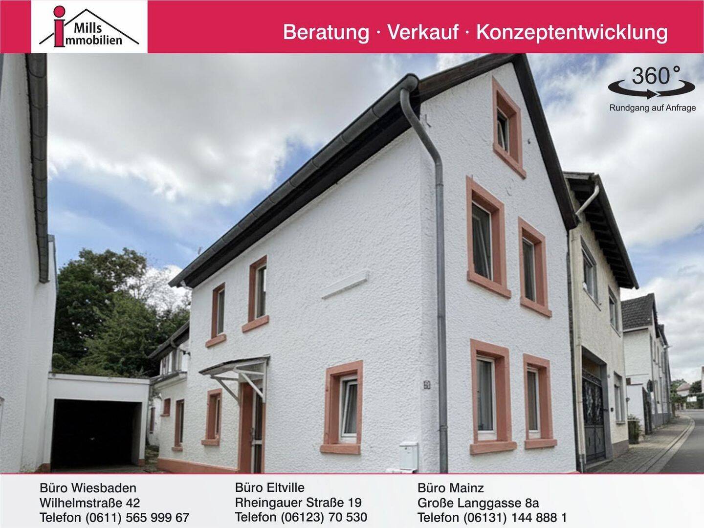 Hübsches Einfamilienhaus mit Terrasse und Garten in guter Lage von Schornsheim, 55288 Schornsheim