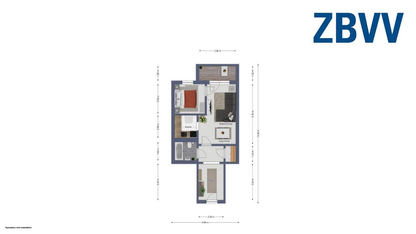 Einbauküche und Balkon inklusive – Top Appartement im Domviertel!, 39104 Magdeburg (Altstadt Buckau)