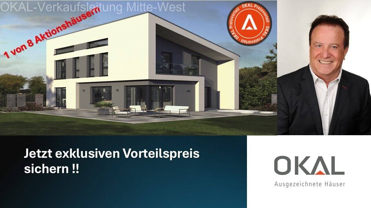 AKTION !!! Bauhaus-Architektur in OKAL-Design – Malervorbereitet auf Ihrem Grundstück, 53489 Sinzig