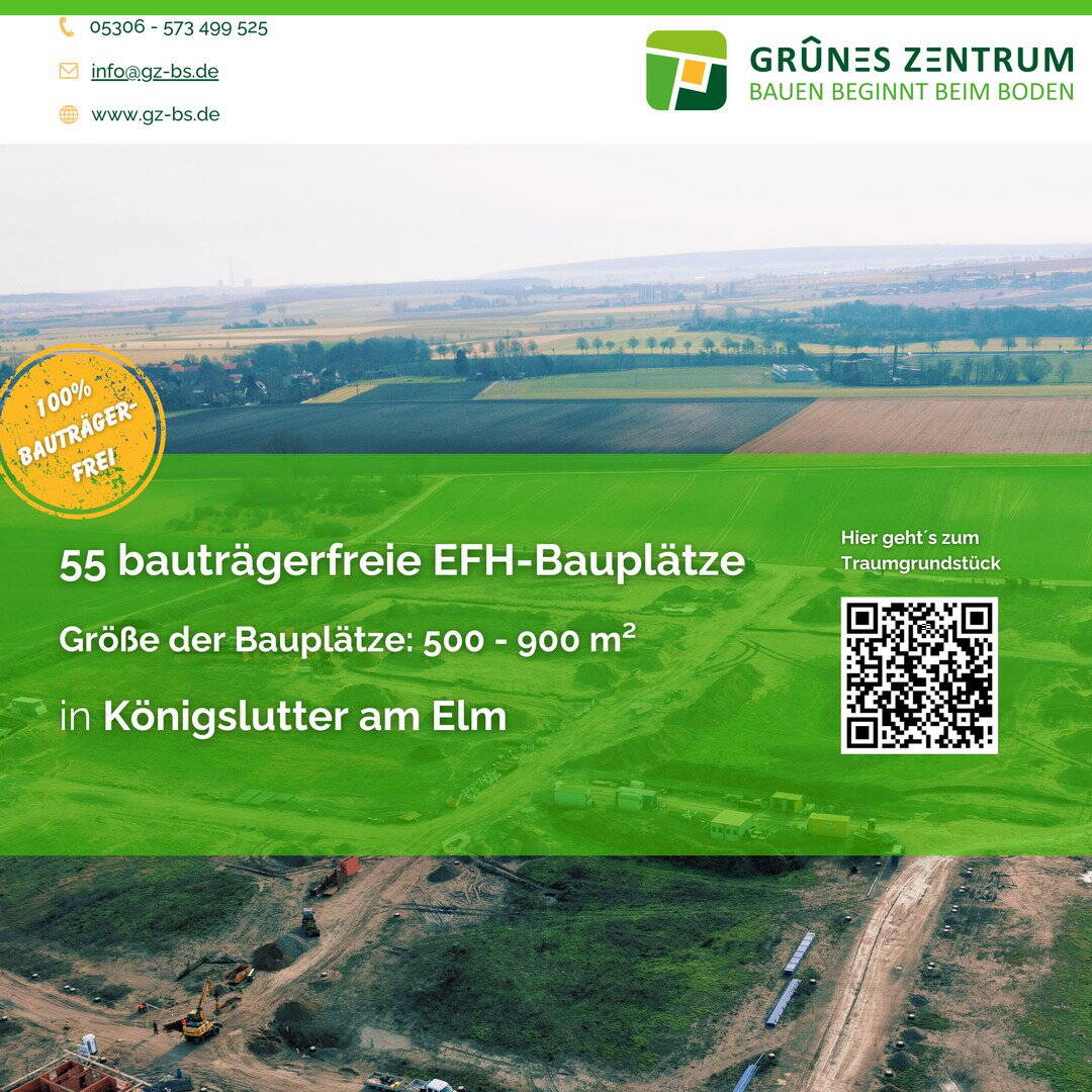 Bauträgerfreie Bauplätze in Königslutter!, 38154 Königslutter am Elm