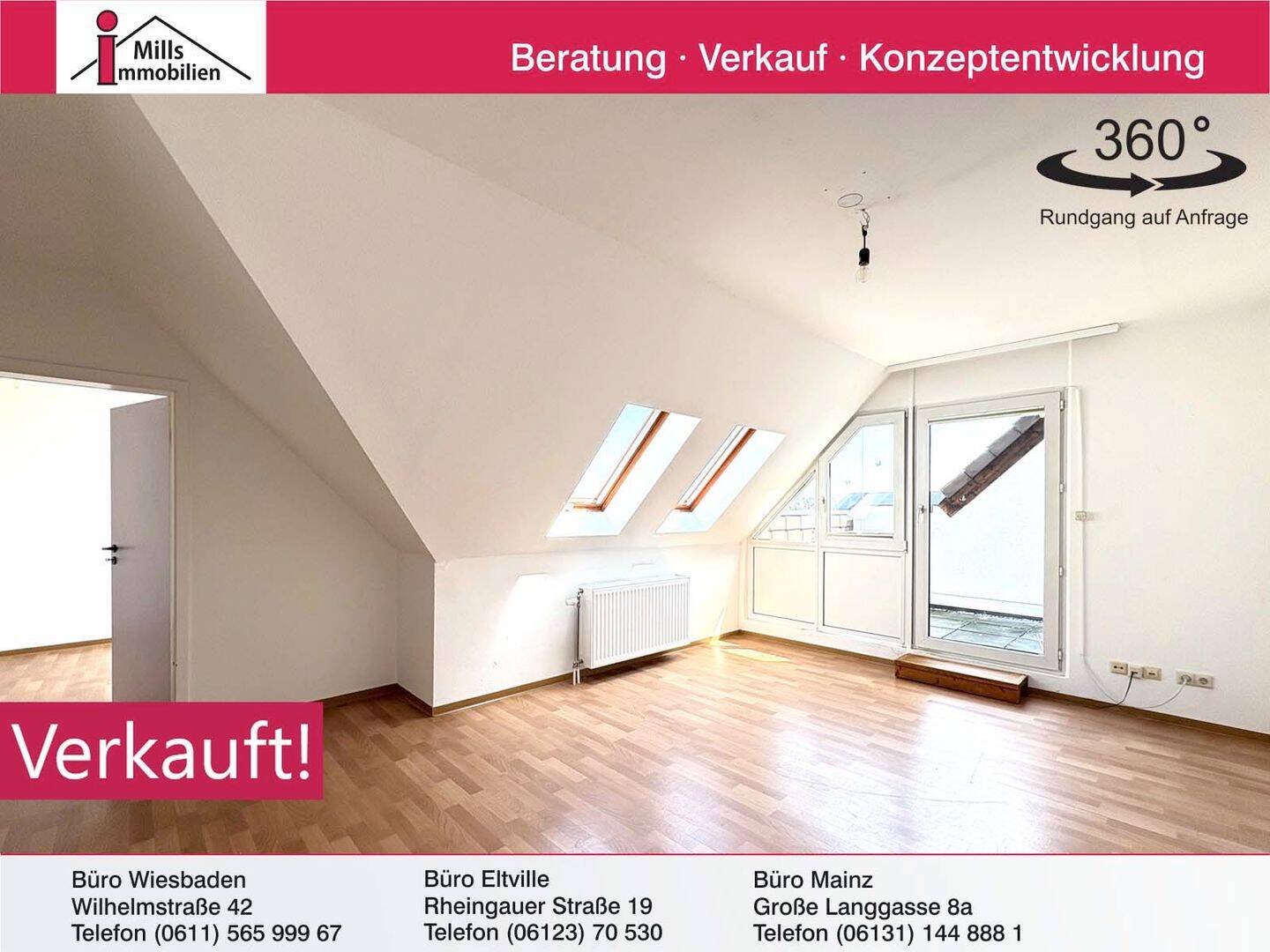 Gepflegte Eigentumswohnung mit Balkon und Aufzug in der schönen Pro Seniore Residenz Frankenhöhe, 55129 Mainz (Bretzenheim Ebersheim Hechtsheim)