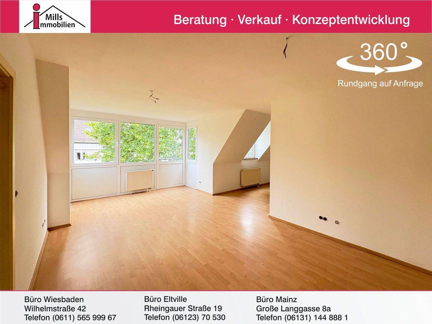 Mainz-Neustadt: Top 2 ZKB-Eigentumswohnung in schöner Lage, 55118 Mainz (Neustadt)