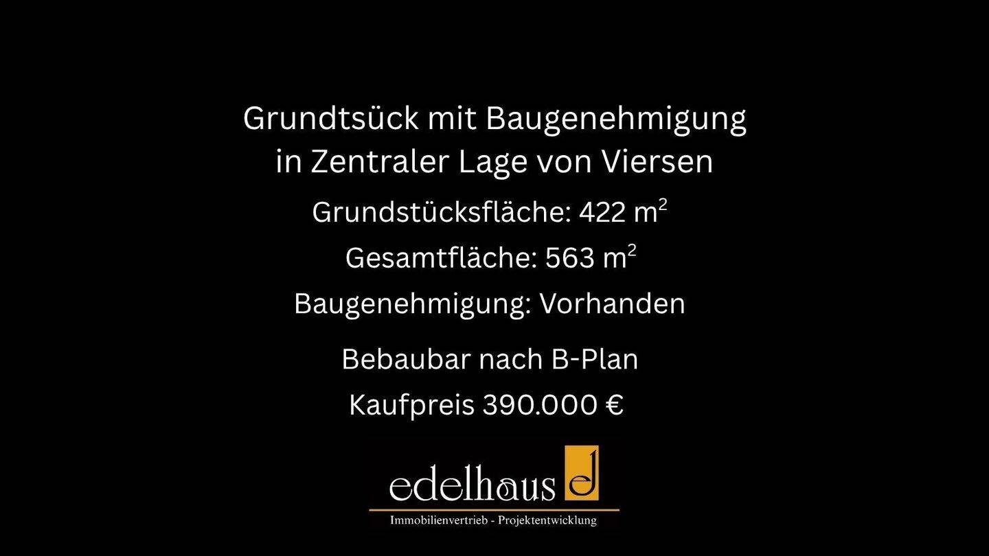 PROVISIONSFREI GRUNDSTÜCK MIT BAUGENEHMIGUNG IN ZENTRALER LAGE VON VIERSEN, 41747 Viersen